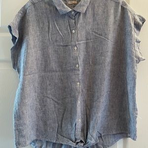 Linen button down shirt by Weatherproof Vintage (NWOT)
